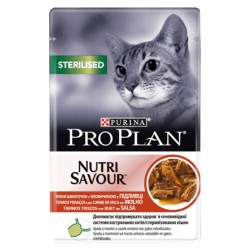 Pro Plan Cat Sterilised NutriSavour with Beef